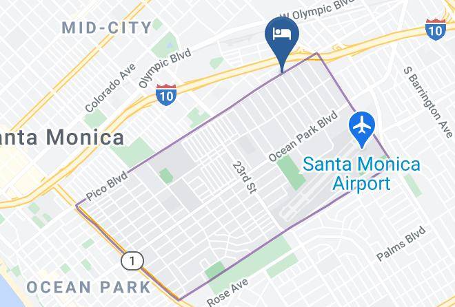 Surestay Hotel By Best Western Santa Monica Map