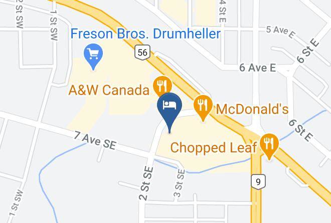 Division 5 - Surestay Plus By Best Western Drumheller Maps
