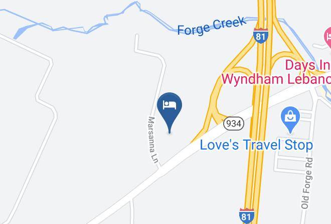 Lebanon - Surestay Plus By Best Western Jonestown Lebanon Valley Maps