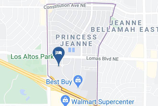 Surestay Plus Hotel By Best Western Albuquerque I40 Eubanks Map