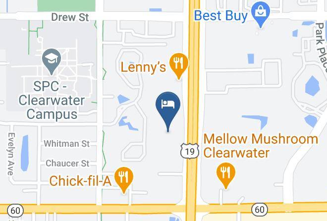 Pinellas - Surestay Plus Hotel By Best Western Clearwater Central Maps
