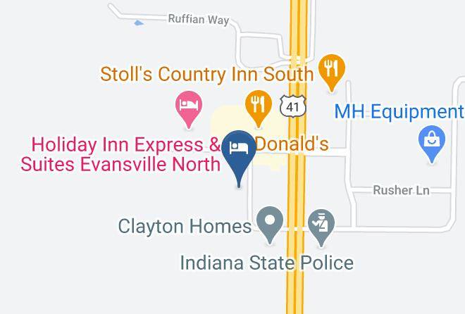 Surestay Plus Hotel By Best Western Evansville Map