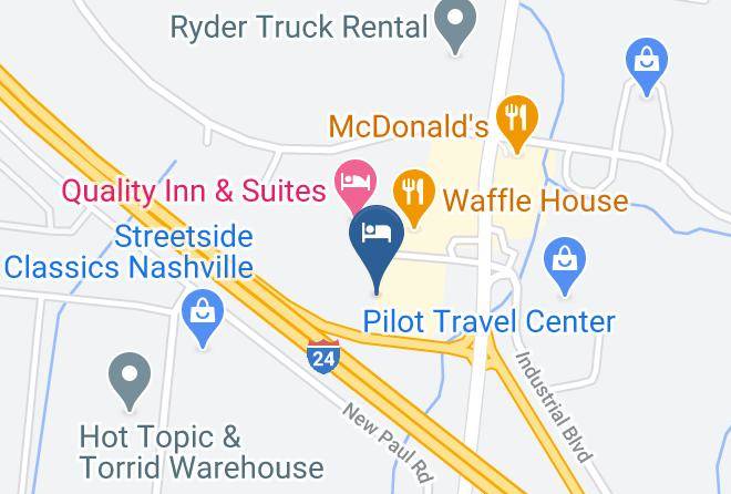 Surestay Plus Hotel By Best Western Nashville Southeast Map
