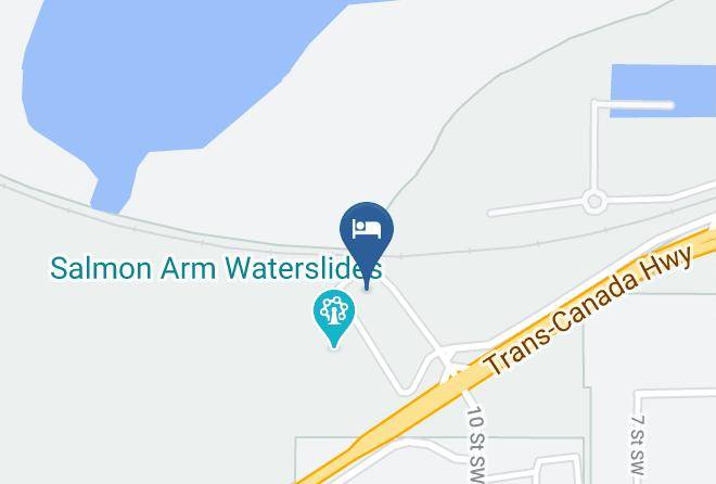 Surestay Plus Hotel By Best Western Salmon Arm Map