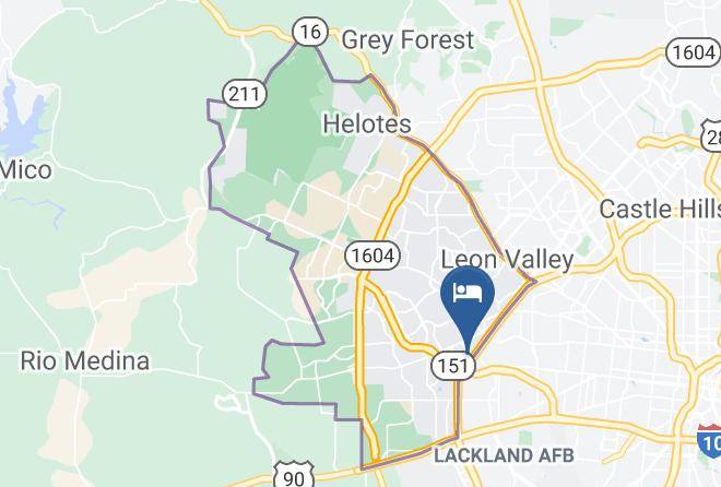 Bexar - Surestay Plus Hotel By Best Western San Antonio Seaworld Maps