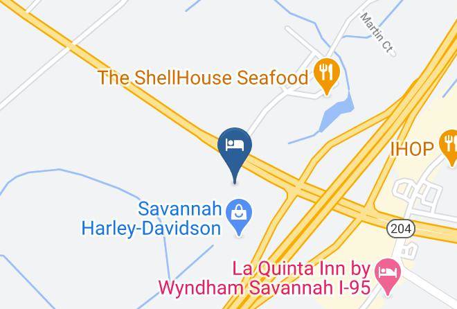 Chatham - Surestay Plus Hotel By Best Western Savannah I95 Maps