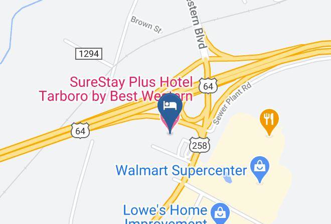 Edgecombe - Surestay Plus Hotel Tarboro By Best Western Maps