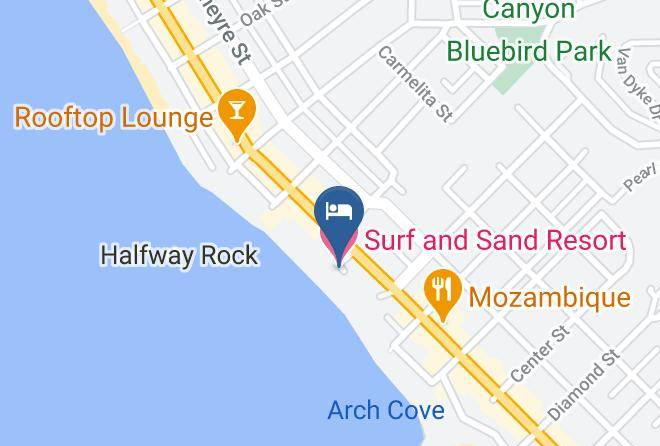 Orange - Surf And Sand Resort Maps