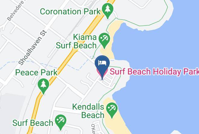 Surf Beach Holiday Park Map