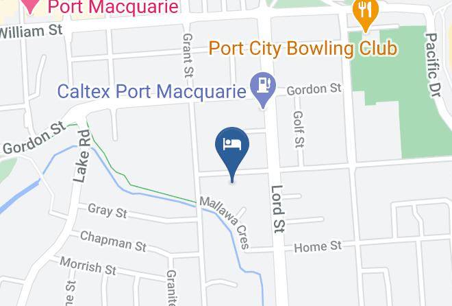 Port Macquarie Hastings - Surf Beach Motel Maps
