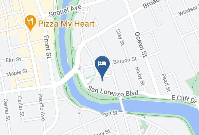Santa Cruz - Surf City Inn & Suites Maps