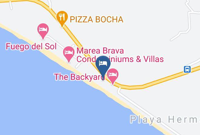 Surf Inn Hermosa Map