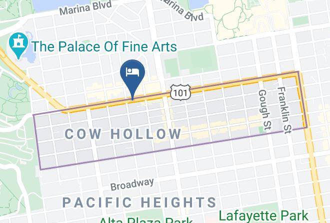 San Francisco - Surf Motel Maps