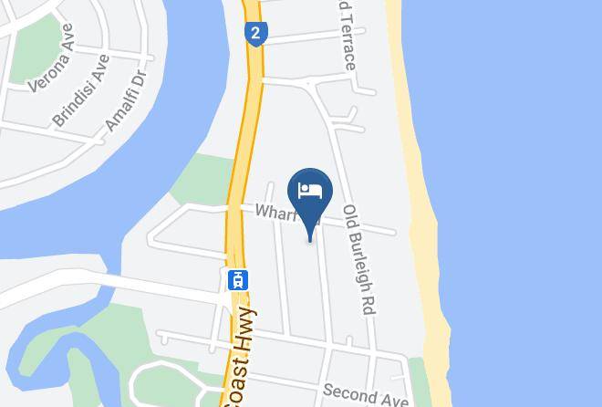 Gold Coast - Surf Parade Resort Surfers Paradise Maps