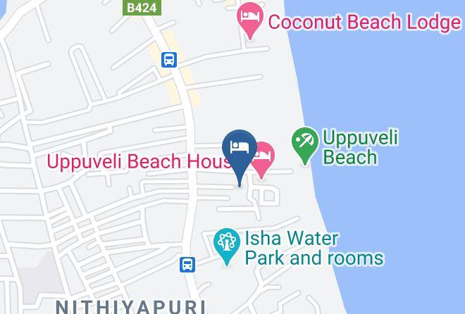 Trincomalee - Surf Reef Dive Beach Palace Maps
