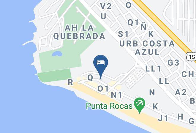 Surfari Punta Rocas Map