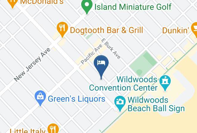 Cape May - Surfcomber Motel Maps