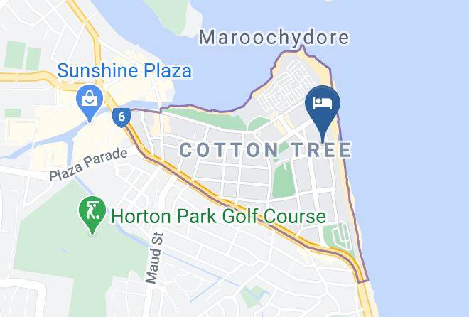 Sunshine Coast - Surfcomber On The Beach Maps