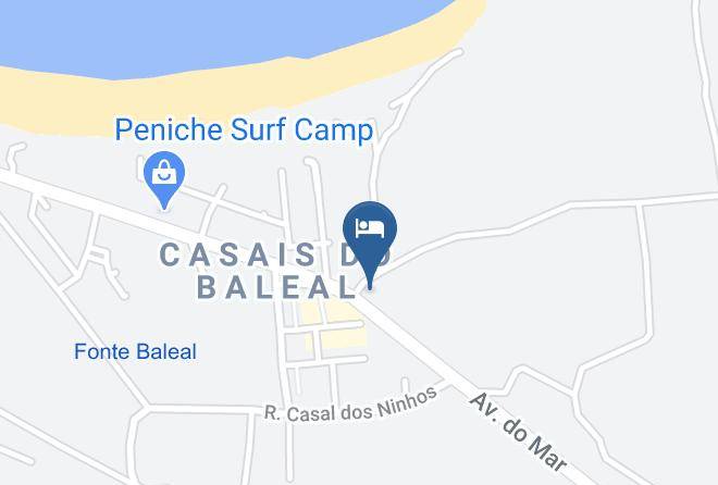 Surfers Lodge Peniche Map