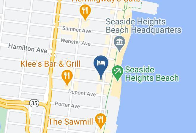 Surfside Motel Map