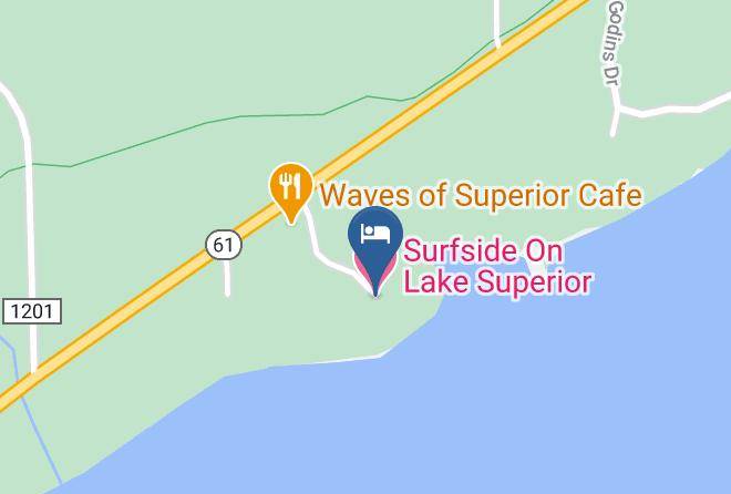Surfside On Lake Superior Map