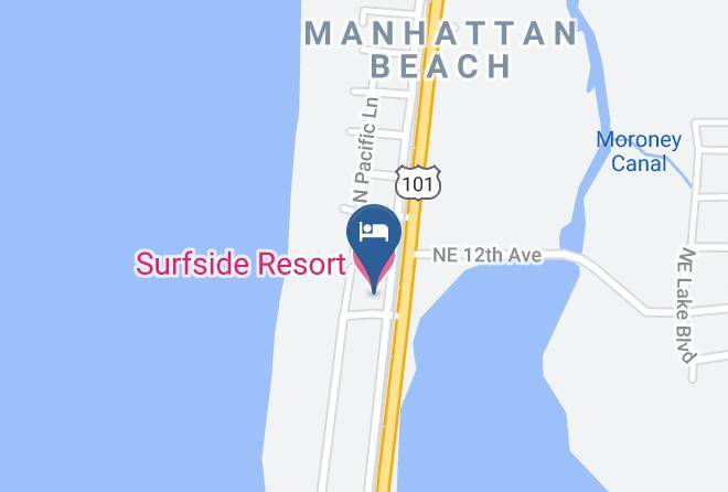 Tillamook - Surfside Resort Maps
