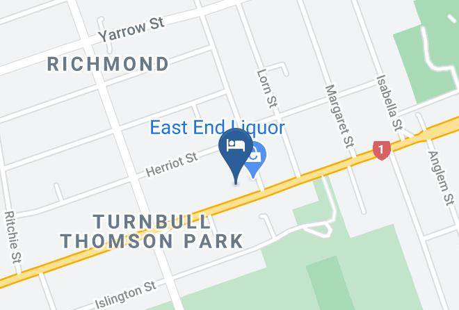 Surrey Court Motel Invercargill Map