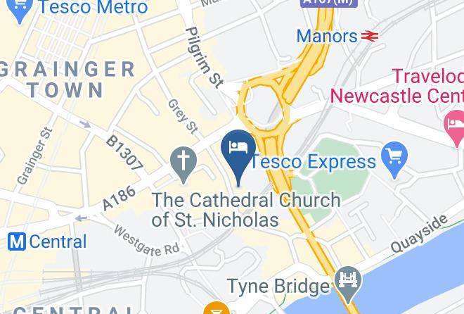 Newcastle Upon Tyne - Surtees Hotel Maps