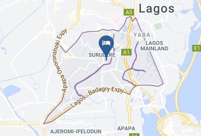 Lagos Mainland - Suru Express Hotel Maps