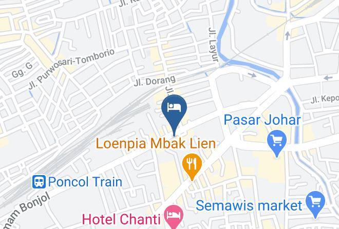 Kota Semarang - Surya Boutique Hotel Maps