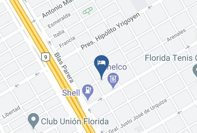Vicente Lopez - Susana Just Hotel Boutique Maps
