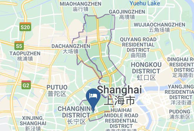 Jing An District - Sushe Qingshe Hotel Maps