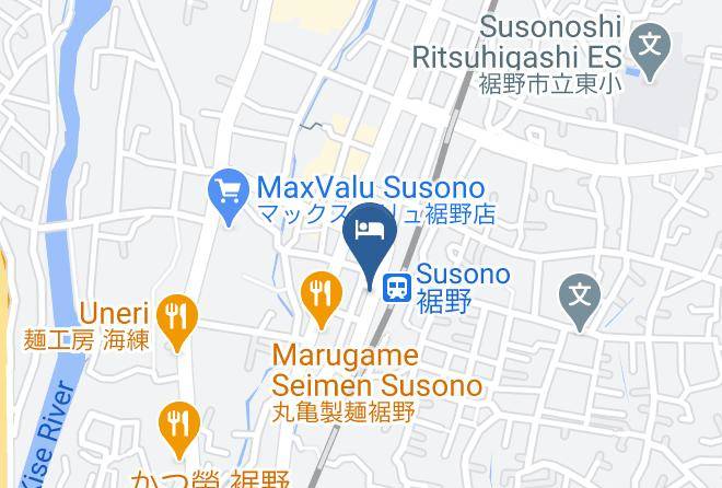Susono City - Susono Central Hotel Suzuki Maps