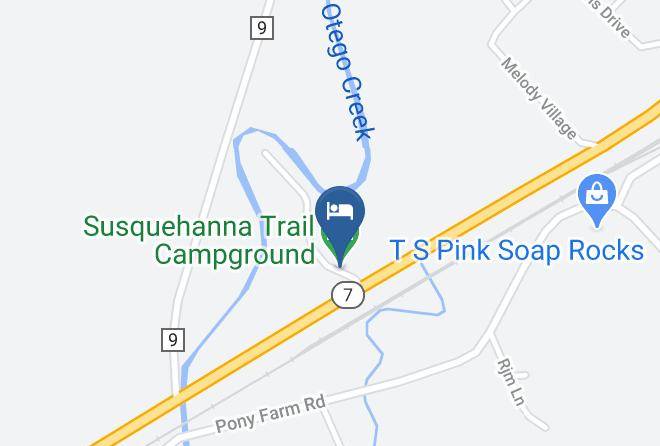 Otsego - Susquehanna Trail Campground Maps