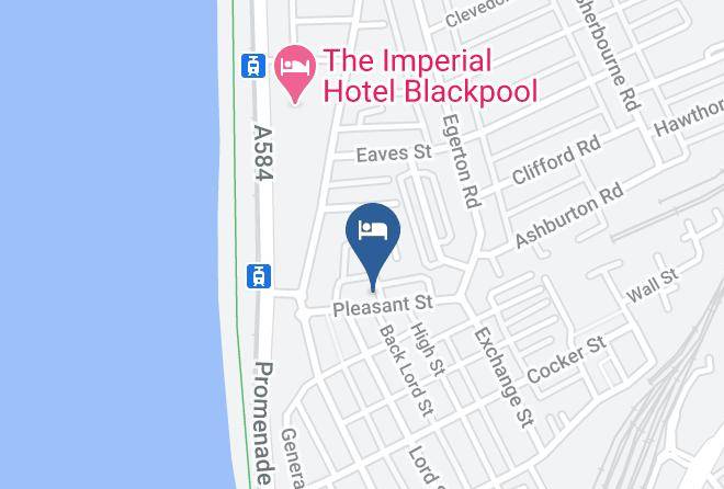 Blackpool - Sussex Hotel Blackpool Maps