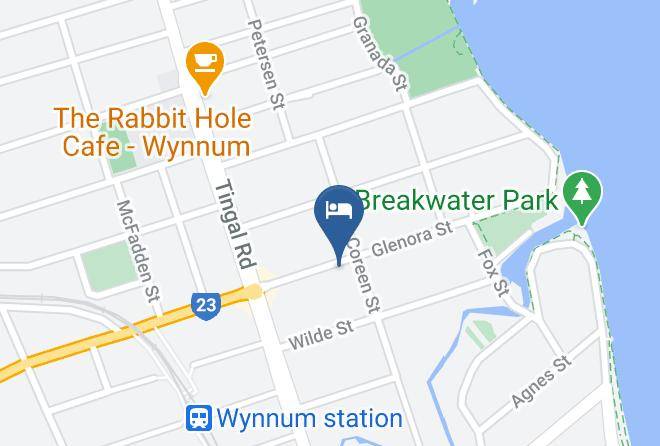 Brisbane - Sustainable B & B By The Bay Maps