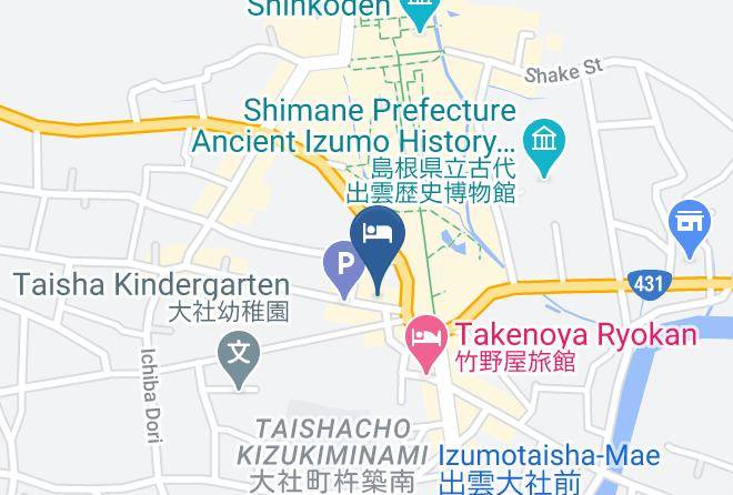 Izumo City - Sutani Japanese Hotel Maps