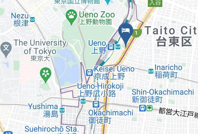 Taito Ward - Sutton Place Hotel Ueno Maps