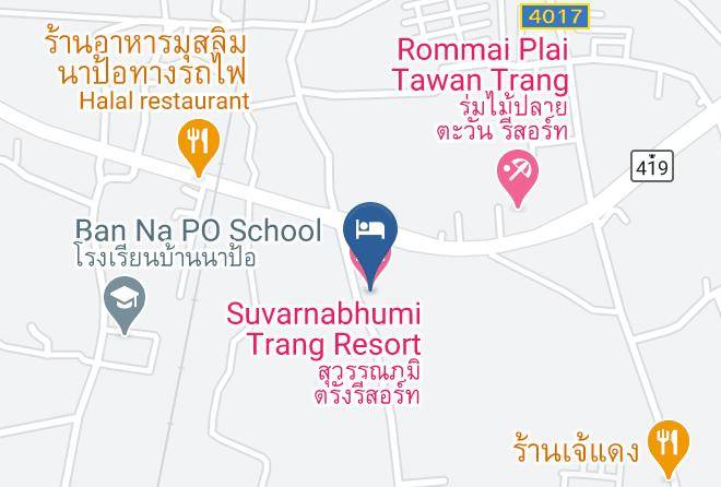 Amphoe Mueang Trang - Suvarnabhumi Trang Resort Maps