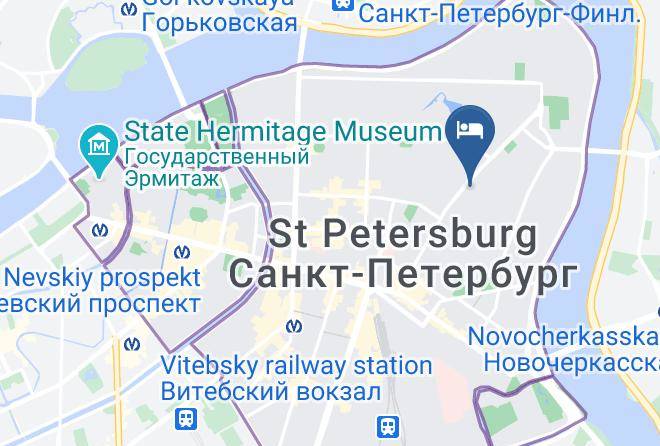 Saint Petersburg - Suvorovsky Mini Hotel Maps
