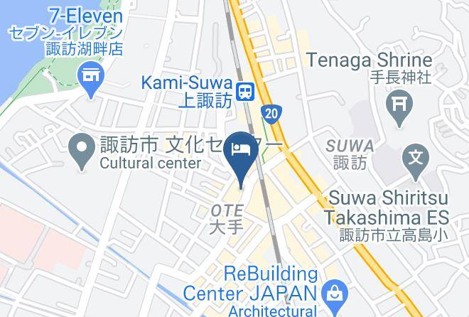 Suwa City Hotel Naritaya Map