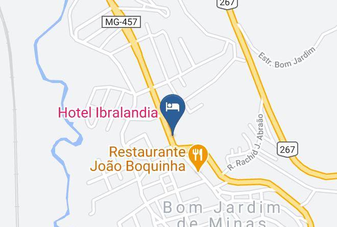 Bom Jardim De Minas - Suzi Hotel Maps
