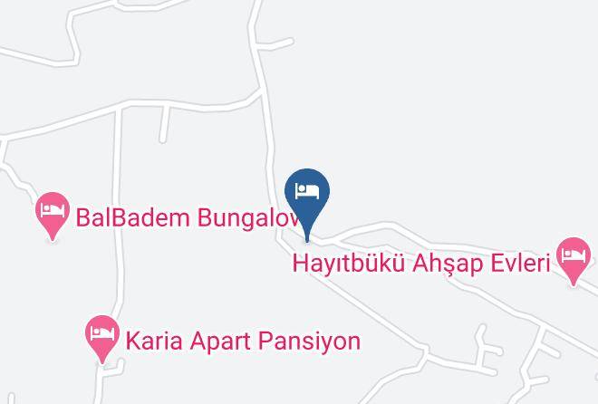 Mugla - Suzi'nin Bahcesi Ahsap Evler Maps