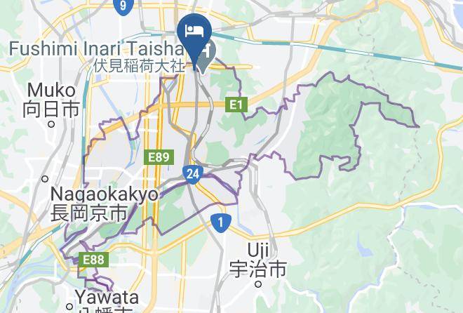 Kyoto City Fushimi Ward - Suzufushimi Inari Maps
