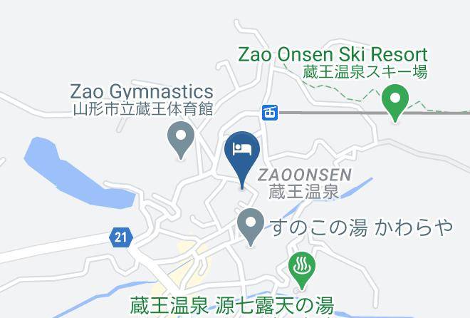 Yamagata City - Suzunoya Ryokan Maps