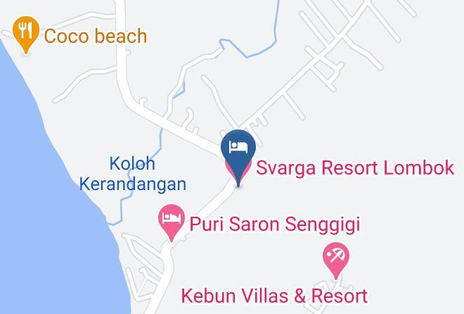 West Lombok Regency - Svarga Resort Lombok Maps