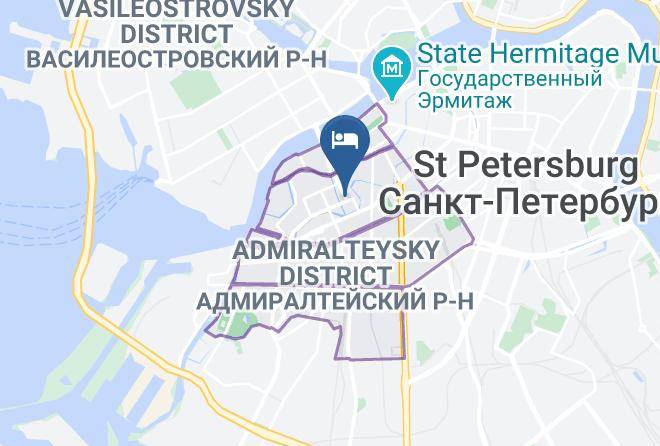Saint Petersburg - Svarog Fil'm Otel' Maps