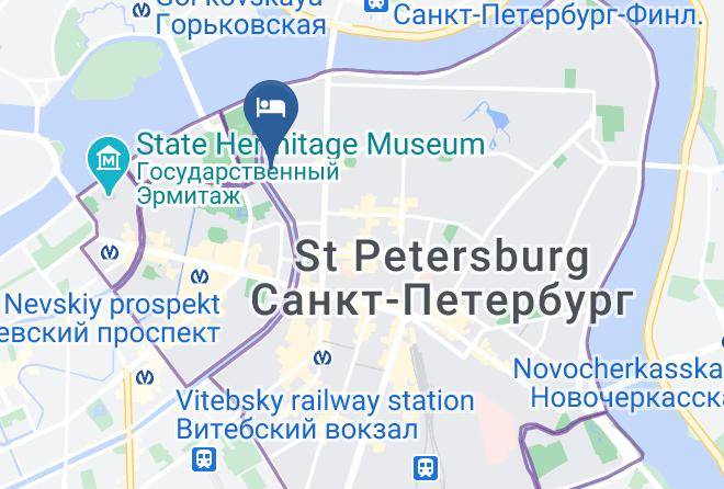 Saint Petersburg - Svarog Art Hotel Maps