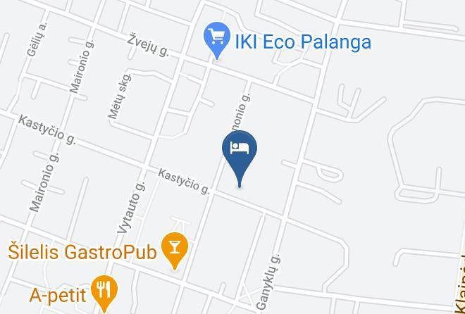 Palanga - Sveciu Namai Danivila Maps