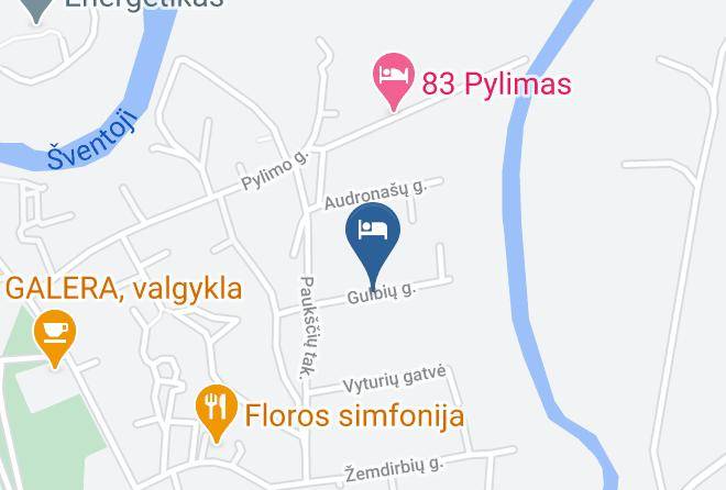 Sveciu Namai Penkios Gulbes Map